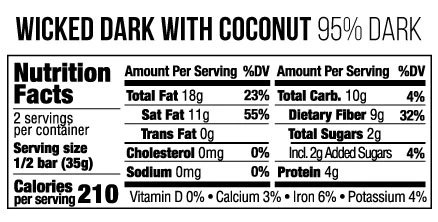 95% Wicked Dark with Toasted Coconut - Image 3