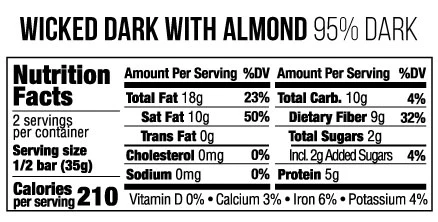 95% Wicked Dark with Almonds - Image 3